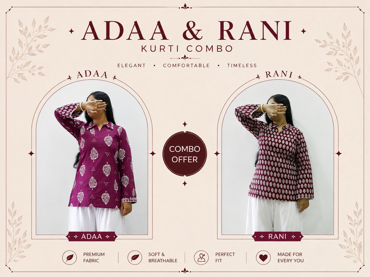 Combo of Two Collar neck kurti