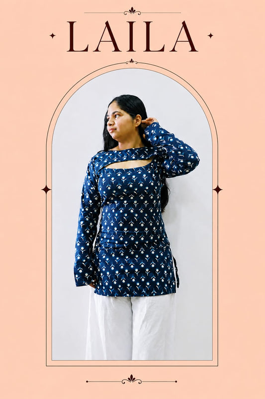 LAILA -2 in 1 kurti