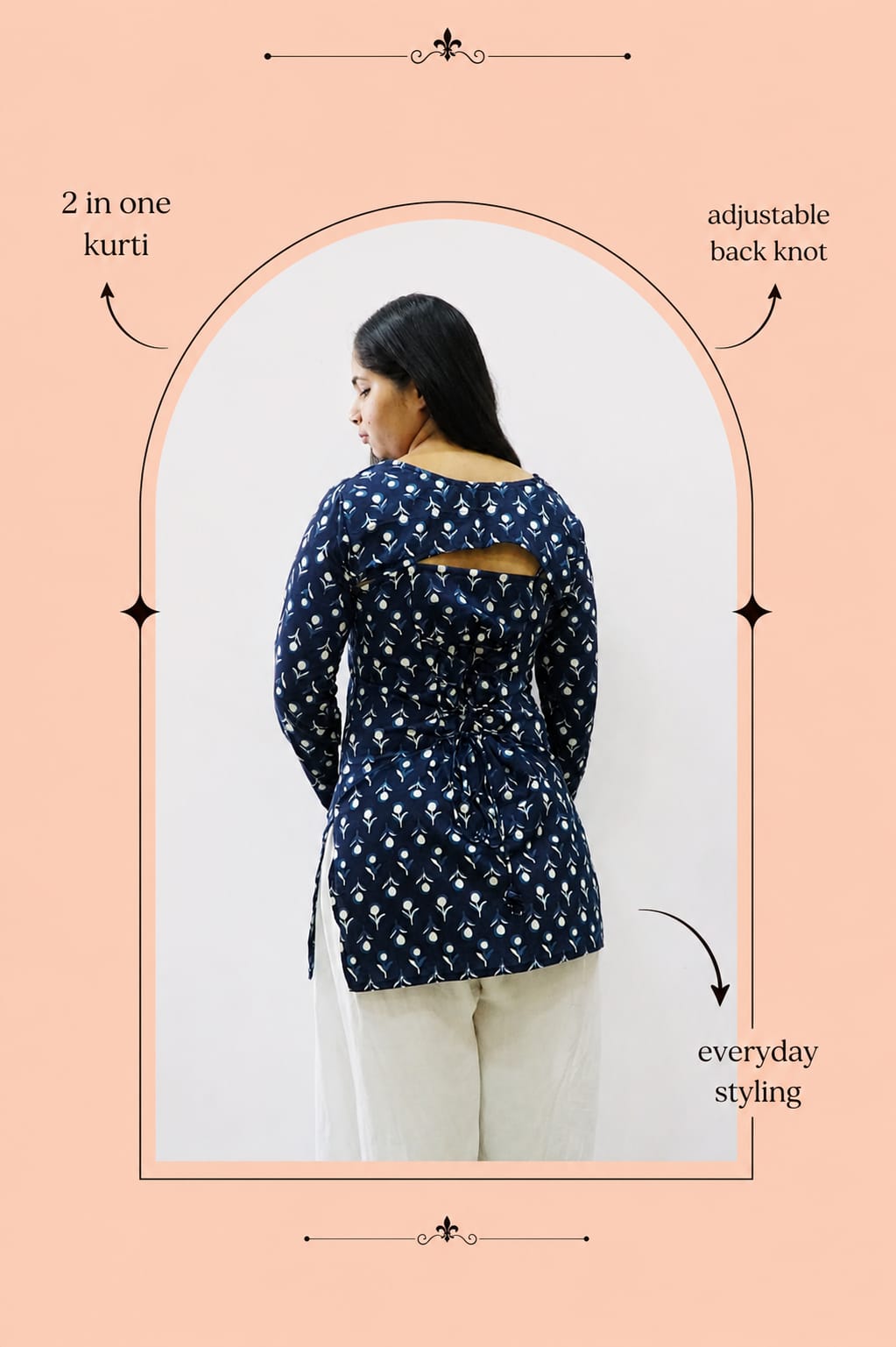LAILA -2 in 1 kurti